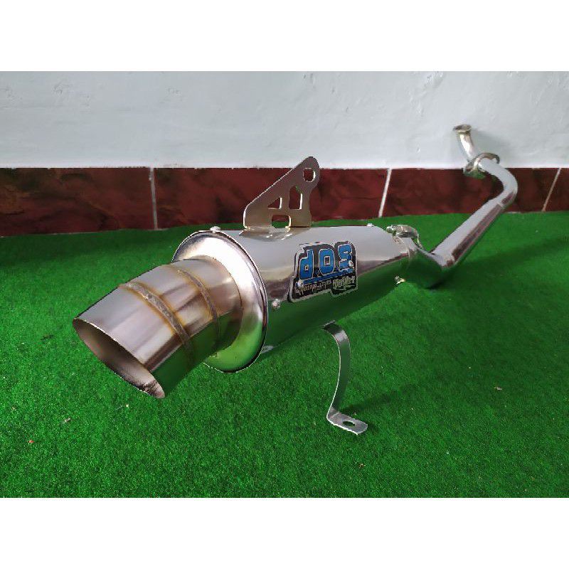 DOS muffler buat matic honda beat old beat fiscoopy old Genio spin vario 110 vario 125