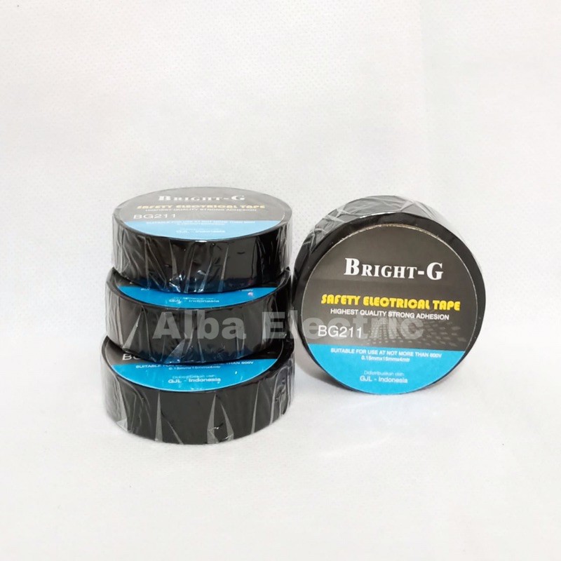 ISOLASI HITAM KABEL ISOLASI KABEL BRIGHT-G ISOLASI KECIL ISOLASI HITAM KECIL