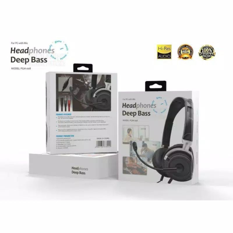 LC-Handsfree Headset Game Headphone HF Bando Gaming PGM-008
