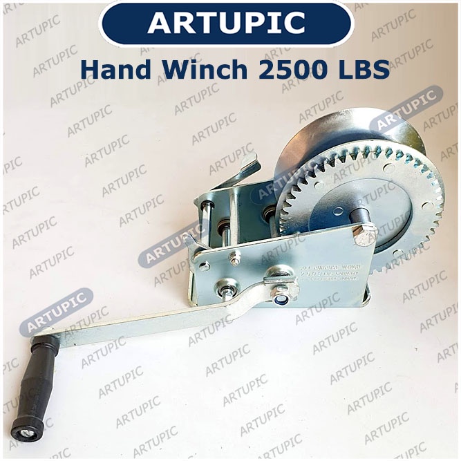 Hand Winch 2500 LBS Handwinch Katrol Kerekan Tangan Pengatur Jalur Nipple