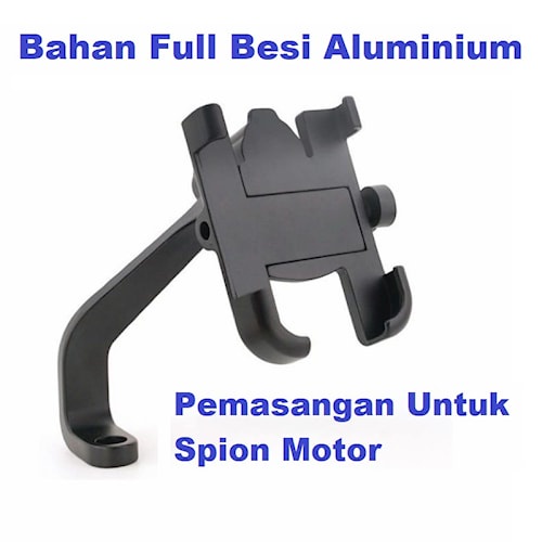 Holder Hp Dudukan Handphone Stang Spion Motor Stand Handphone Senderan Duduk