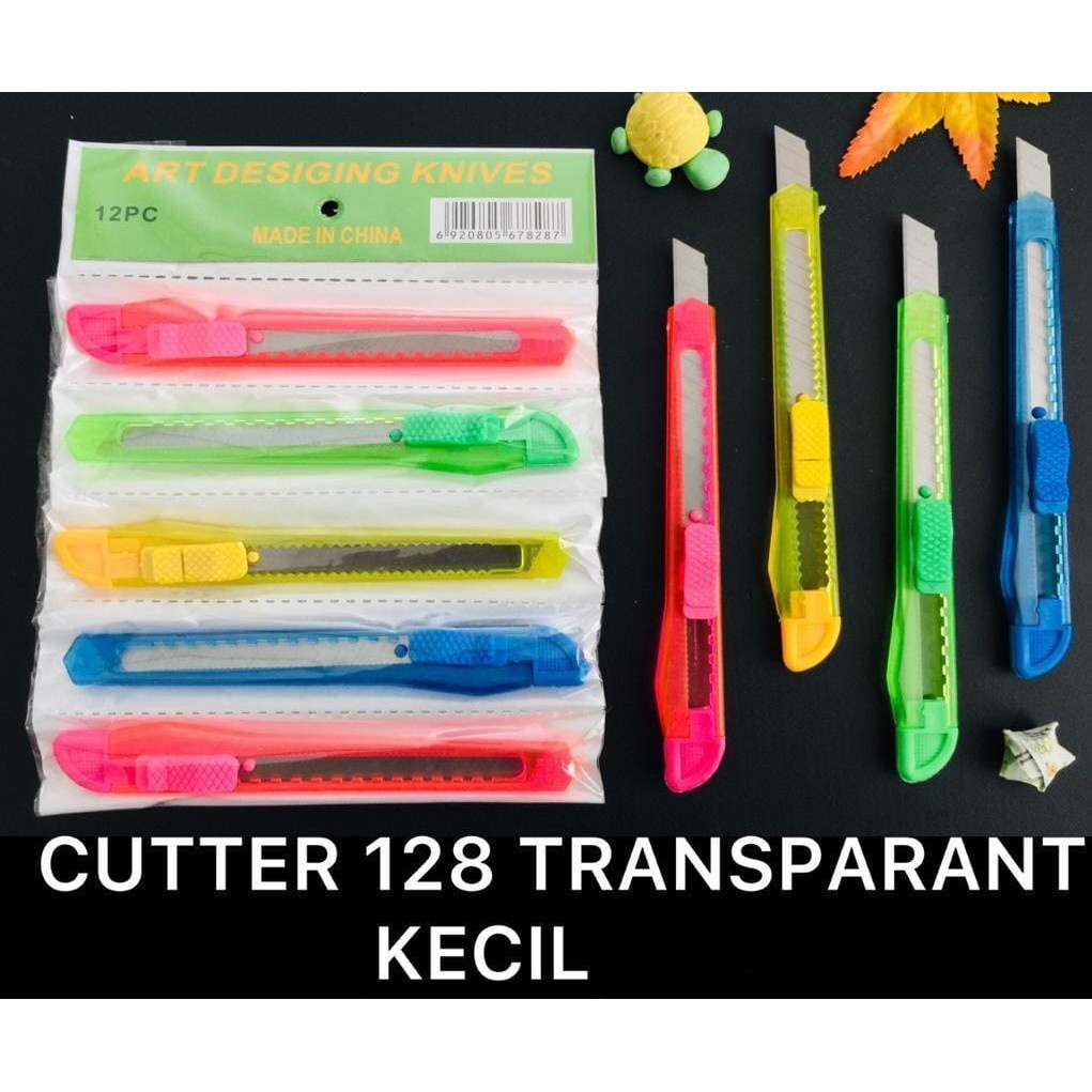 

LJK SHOP - Cutter KECIL Transparan / PISAU SERBAGUNA TRANSPARAN