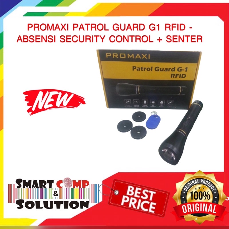 Senter Patrol Guard RFID Promaxi G-1 Sistem Security / Satpam