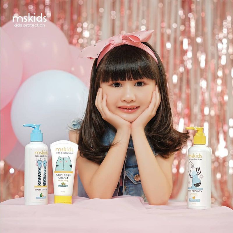 Daily baby cream ms kids Skincare Bayi MS glow msglow mskids sampo bayi sabun bayi shampoo anak