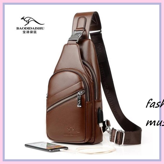 Tas Selempang New Arrival Hand Bag Distro Original Kulit Cowok I7Z8 Handbag Terlaris Premium High Qu