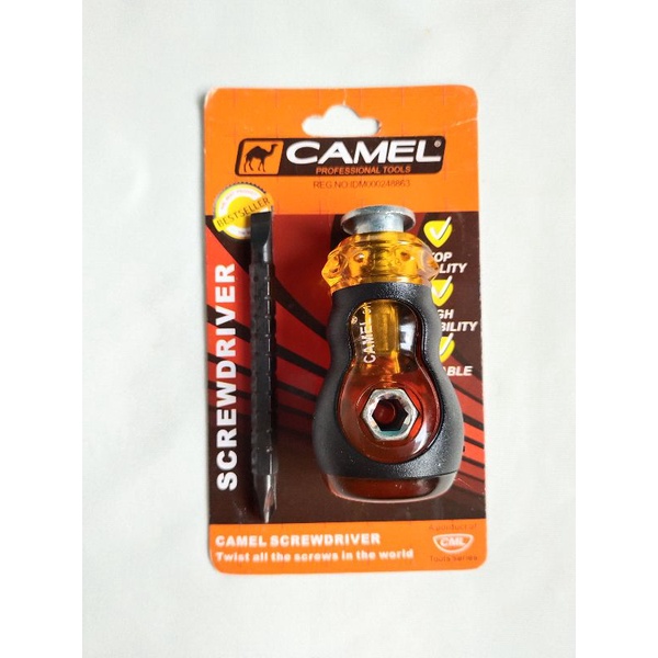 CAMEL OBENG PENDEK / OBENG CEBOL / OBENG MINI /OBENG MAGNET