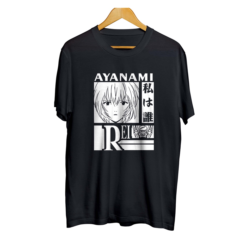 Kaos Baju distro anime AYANAMI REI - EVANGELION  Kaos