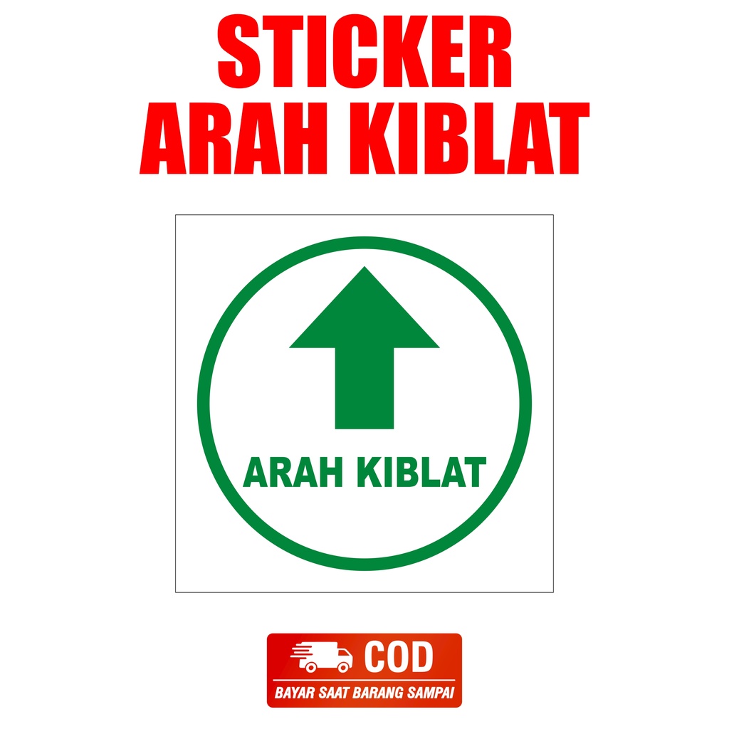 

STIKER ARAH KIBLAT