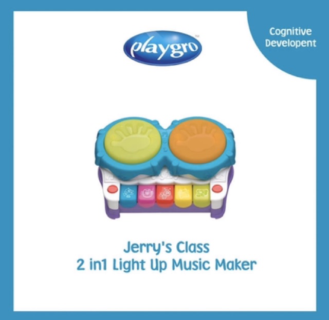 Playgro 2 in 1 Light Up Music Maker - mainan bayi