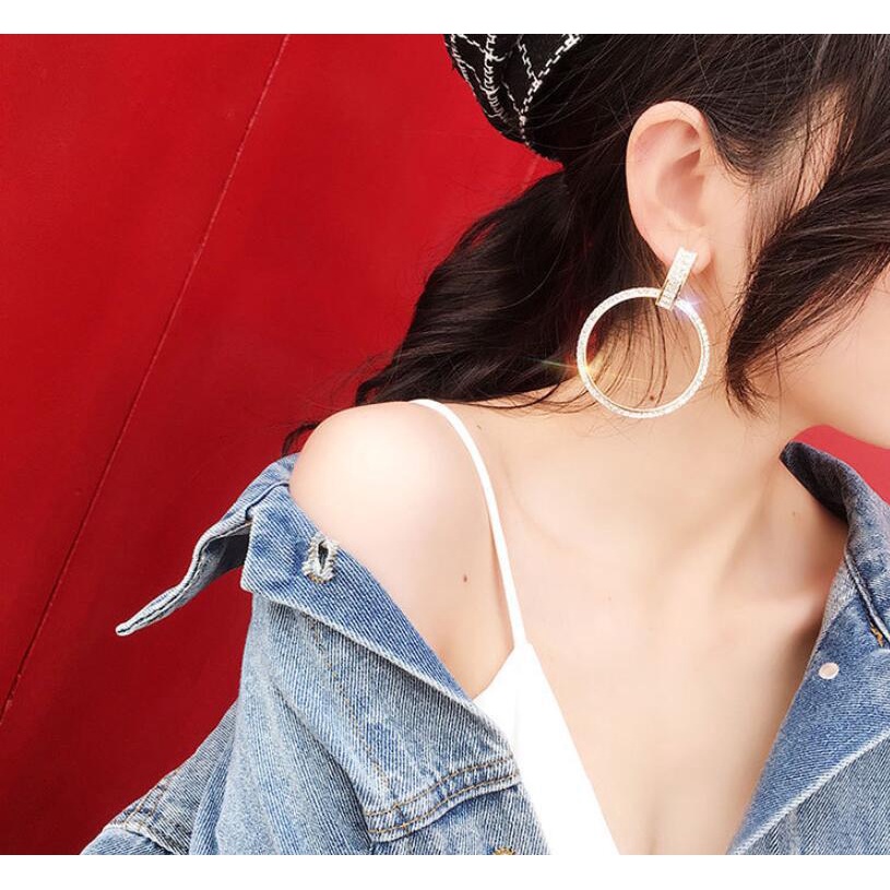 925 jarum perak internet influencer aksesoris SHANZUAN gaya anting-anting cincin temperamental antin