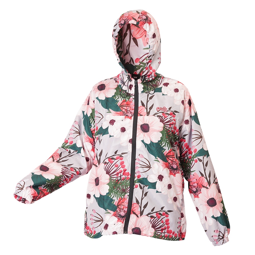 JAKET WINDBREAKER GOW GARAGE - 6009 - GREY FLORAL