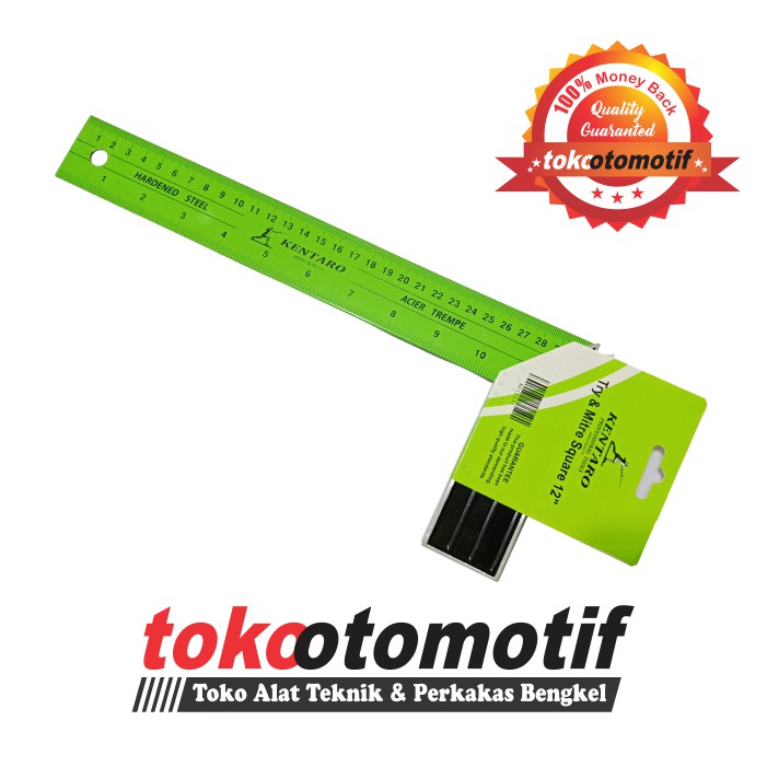 

Penggaris Siku Tukang Kayu 12 KENTARO 30cm / Penggaris Tukang Original