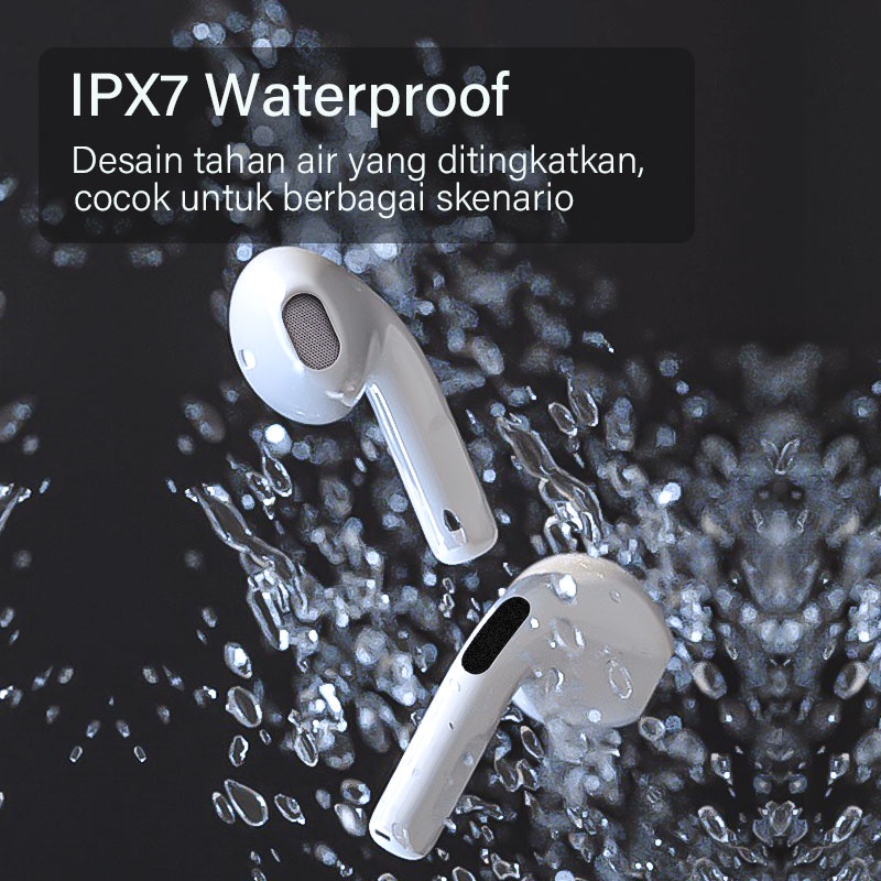 PRO 6 TWS Earphone Bluetooth Sport Waterproof Round Headset Bluetooth 5.0 Wireless Headphone Noise Reduction