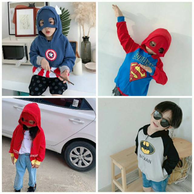 Superhero Jacket / Jaket Superhero Anak/Jaket Anak