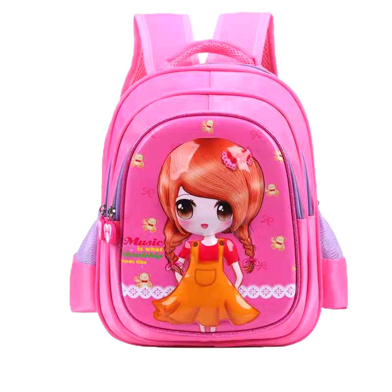 TAS RANSEL ANAK PEREMPUAN TK / PAUD MOTIF KUDA PONY / RABBIT GLOSSY 3RES TIMBUL IMPORT - 12&quot; Luwi Kumbang cewe