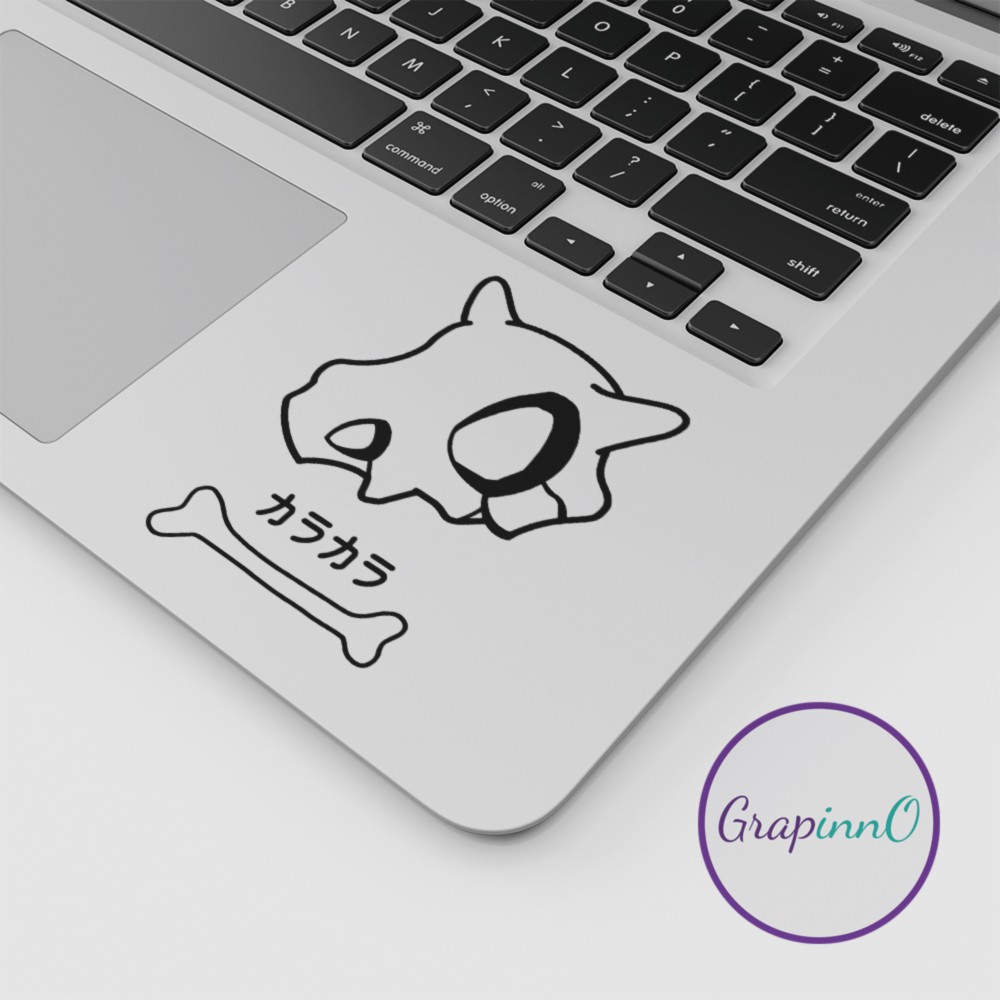 Decal Sticker Cubone Pokemon Anime Stiker Laptop
