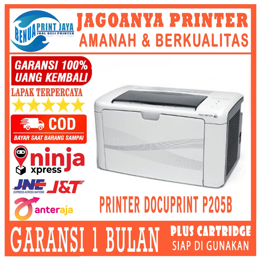 Printer Xerox P205b DocuPrint 205b siap pakai
