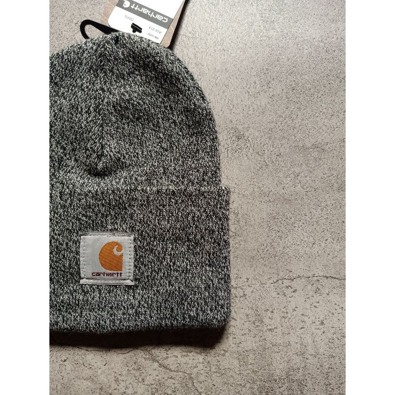 BEANIE CARHARTT BLACK/WHITE