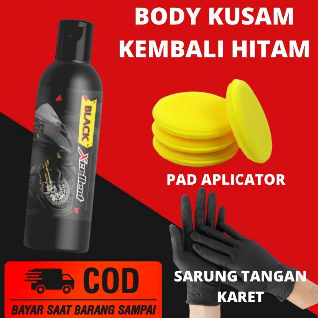 XCELLENT (COD) BLACK BODY KUSAM KEMBALI HITAM