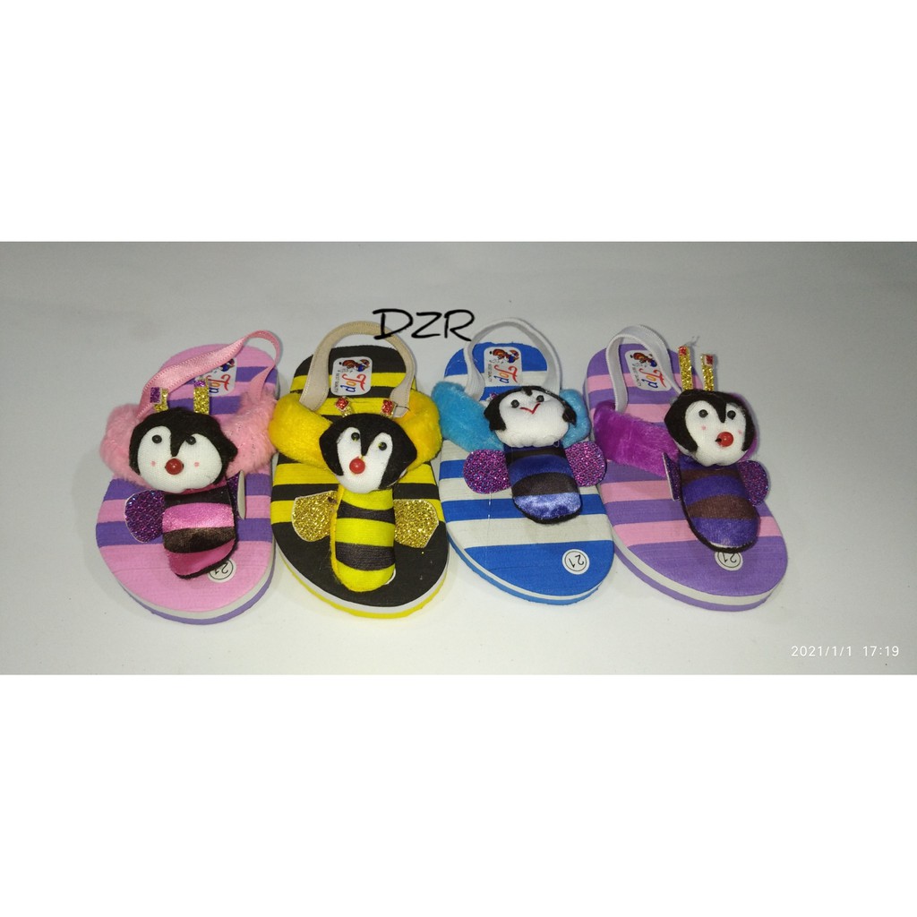 SANDAL BABY VARIASI BONEKA LEBAH