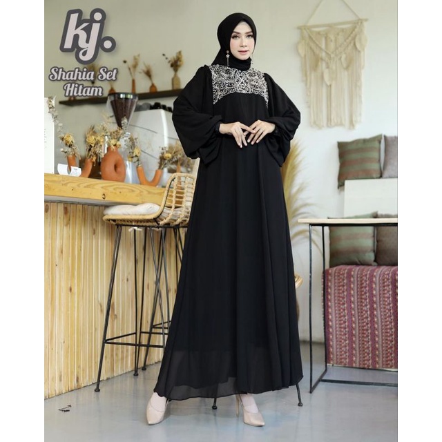 GAMIS SHAHIA CERUTY BABYDOLL BY KJ ( KHADIJAH)