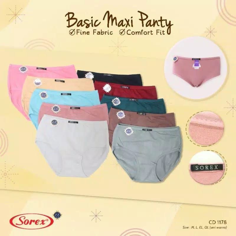 Celana dalam wanita katun Sorex 1178|CD Sorex