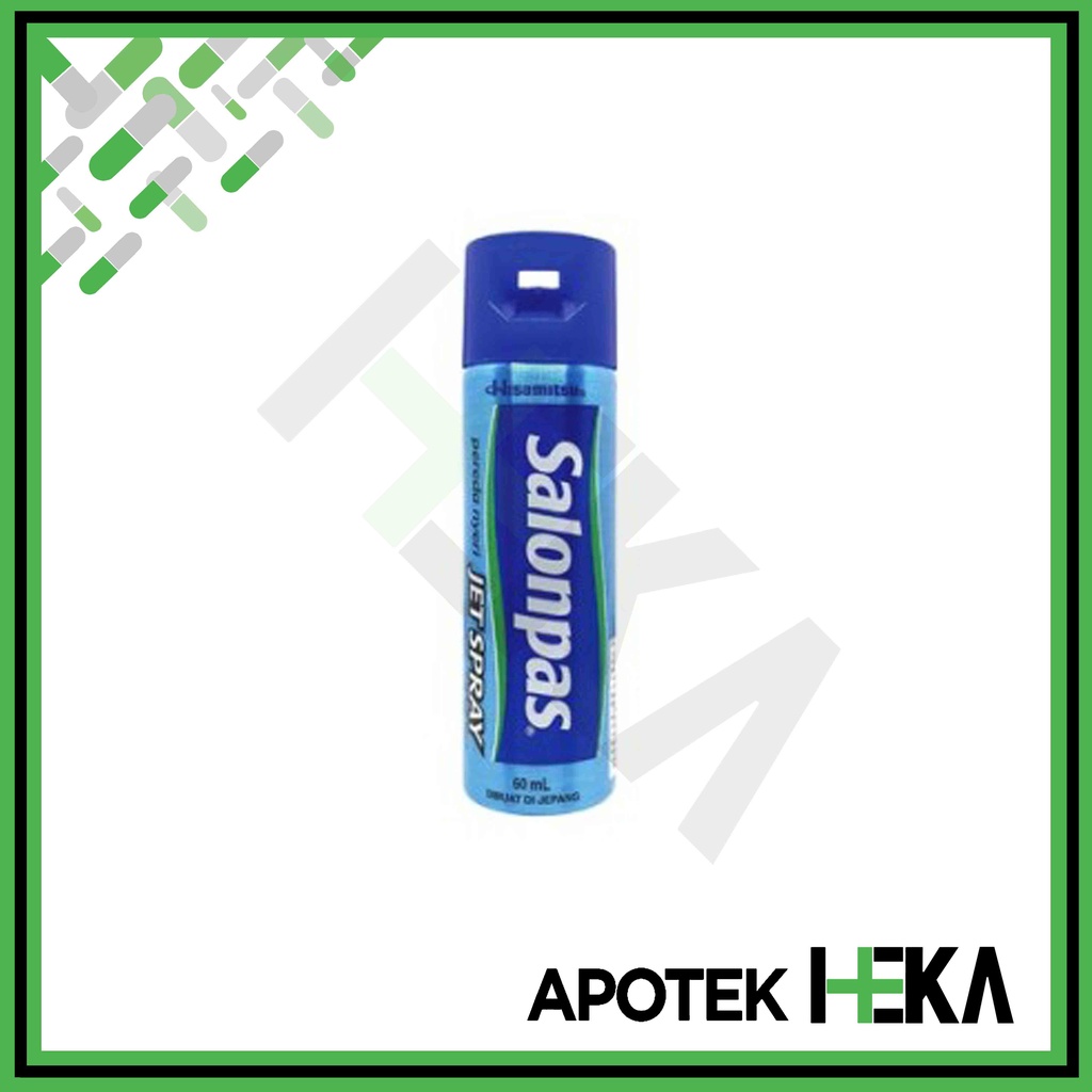 Salonpas Jet Spray 60 ml - Semprotan Pereda Nyeri Otot (SEMARANG)