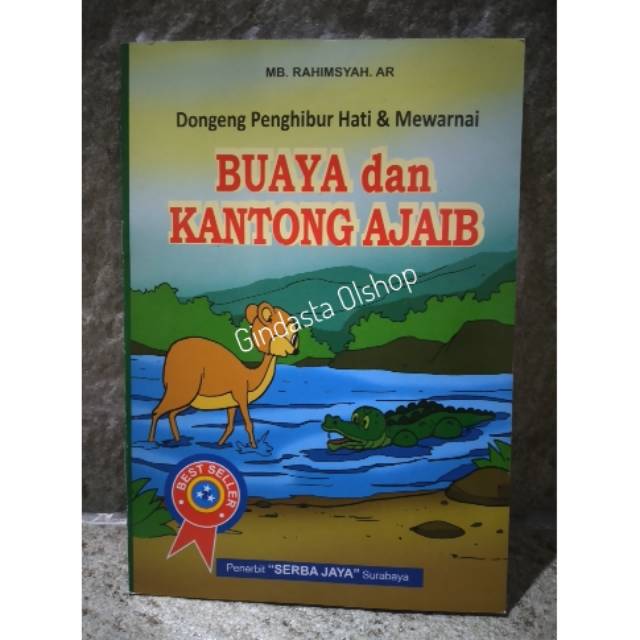 Buku Dongeng Buaya Dan Kantong Ajaib Dongeng Mewarnai Shopee Indonesia