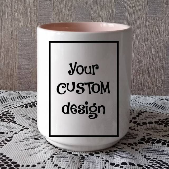 Mug Tuton Warna Merah Muda