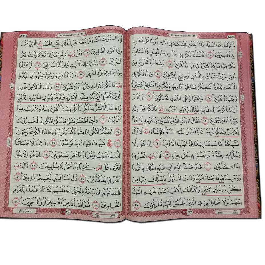 ！Paling Laris！ Mushaf Kabir Al quran Jumbo Besar 3 in 1 Waqaf Ibtida Cordoba Original Alquran Untuk