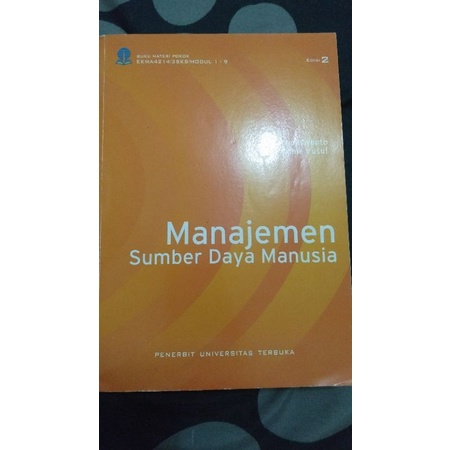 MANAJEMEN SUMBER DAYA MANUSIA EKMA 4214 EDISI 2