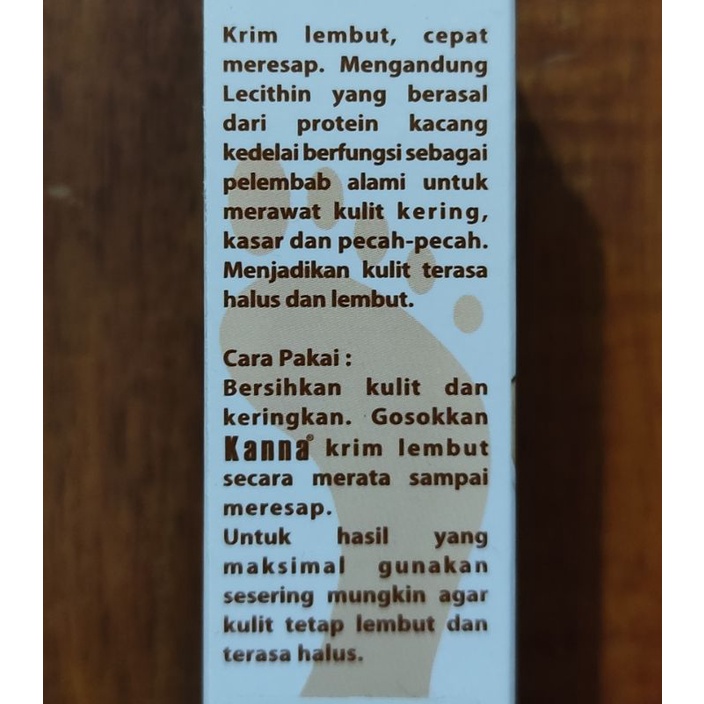 Kanna Cream 15 Gram / Mengobati Kulit Kering / Kasar / Pecah-pecah