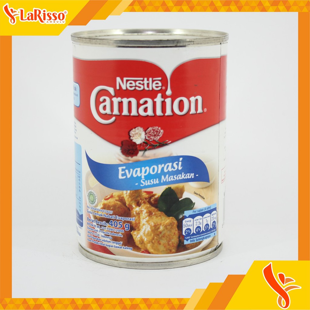

NESTLE CARNATION EVAPORASI 405GR SUSU MASAKAN