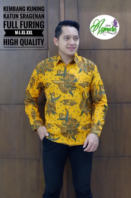 Batik KEMBANG FULL FURING Katun Halus Ori Solo