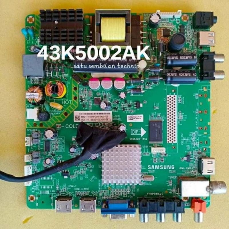 MB MAINBOARD TV SAMSUNG UA 43K5002AK 43K5002