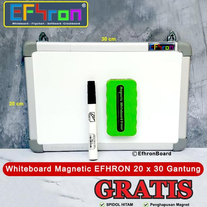 

Office & Stationery | Alat Tulis | Whiteboard Efhron 20 Cm X 30 Cm Magnetic Gantung Spidol Hitam Hapusan | Best Seller