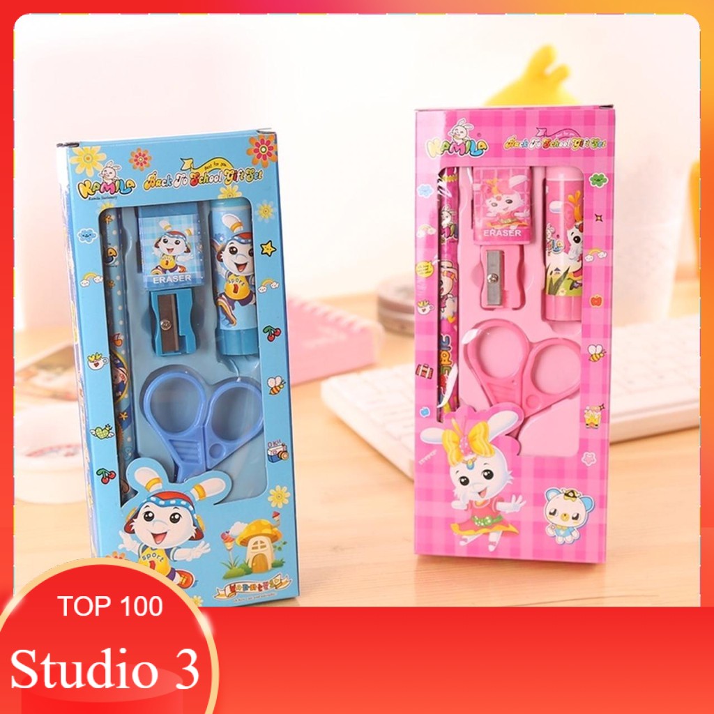 

Studio3 Stationery set Import Anak Belajar 5 in 1/ Souvenir Anak Sekolah 10656