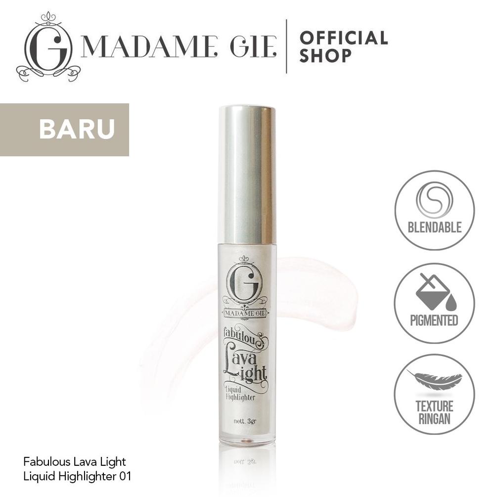 [KODE PRODUK CIHRA5291] Madame Gie Fabulous Lava Light Liquid Highlighter - MakeUp Highlighter