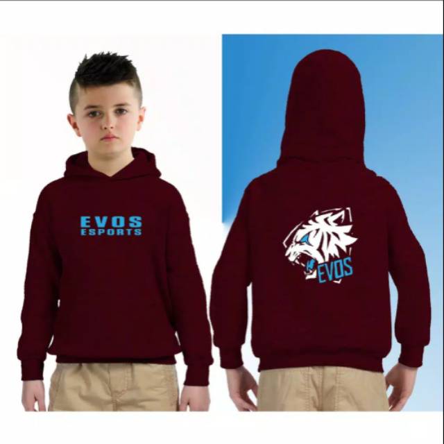 Jaket Hoodie anak Evos Esports Kids