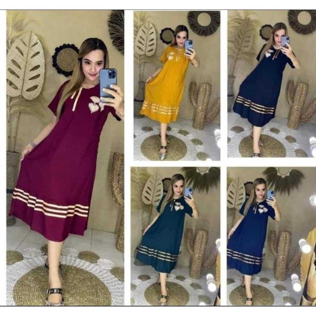 Daster Arab Cinta Andin List Pita Renda Love Kombinasi Kekinian Viral