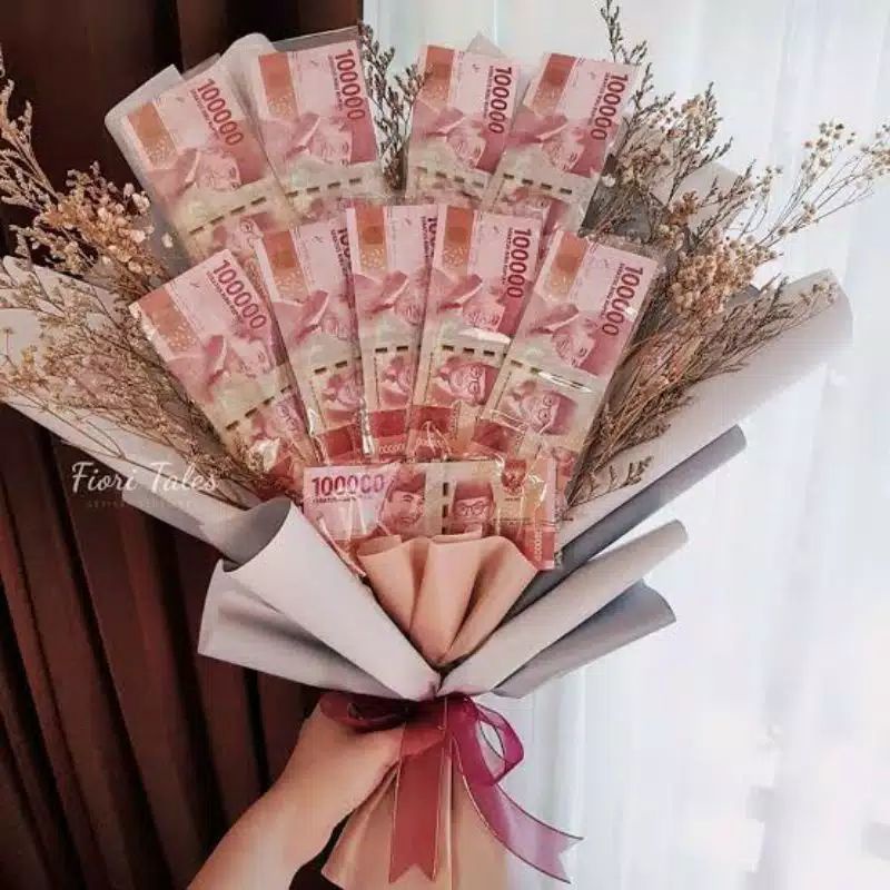 souvenir mahar pernikahan uang 100ribuan (amanah boleh tanya dulu)