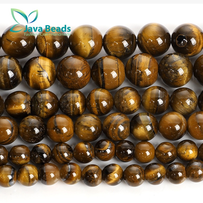 Bahan Gelang Batu Alam Tiger Eye Natural