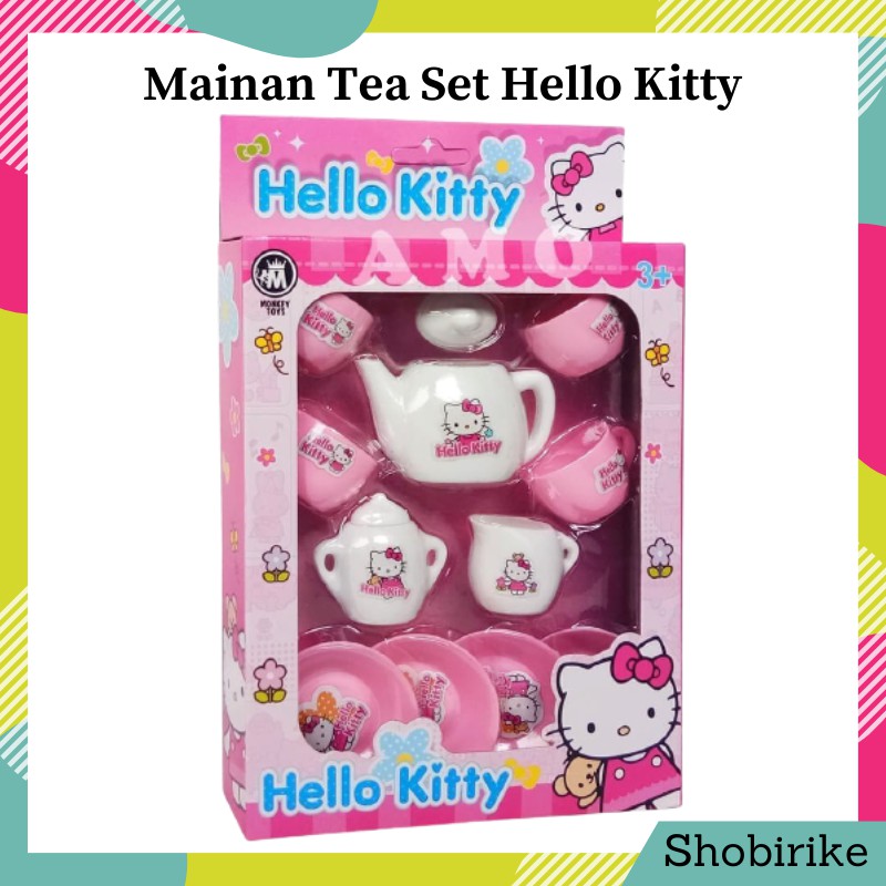 MAINAN ANAK TEA SET HELLO KITTY