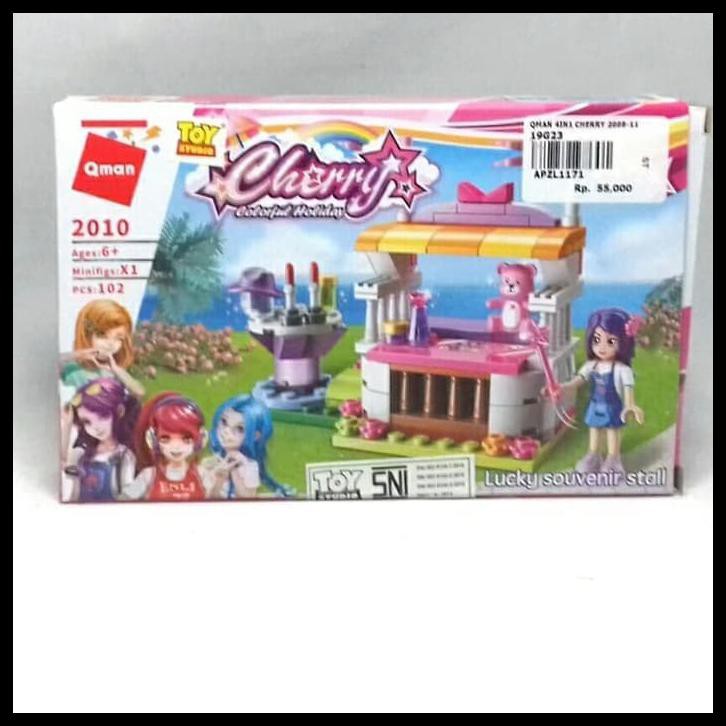 Open Ds Lego Qman 4 In 1 Cherry 2010 Lucky Souvenir Stall Isi 102Pcs