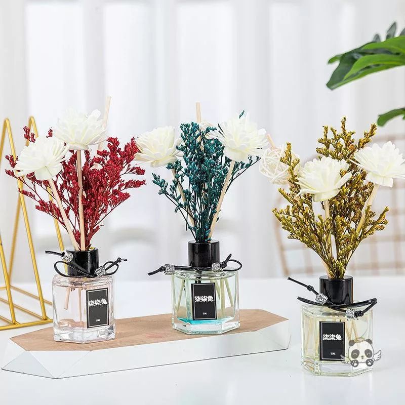 REED DIFFUSER AROMATHERAPY STICK ROTTAN LILY GARDENIA LAVENDER JASMINE OCEAN PENGHARUM RUANGAN ZUOHE