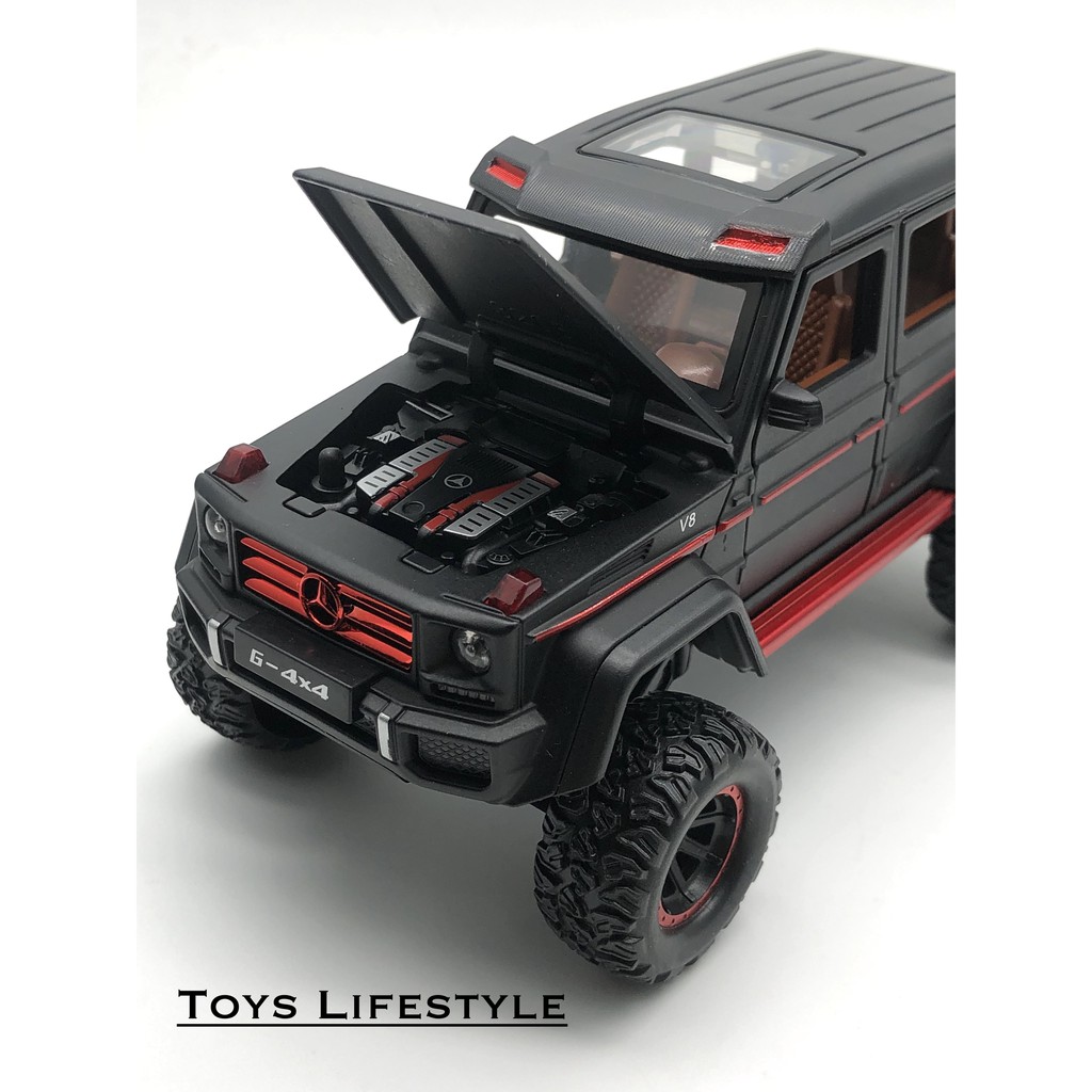 Mainan Mobil Diecast Mercedes G Class Off Road 1:32 (Hitam)