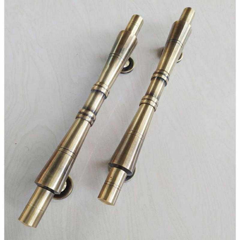 Handle/Tarikan/Tarikan Pintu Rumah Motif Bambu 34 Cm