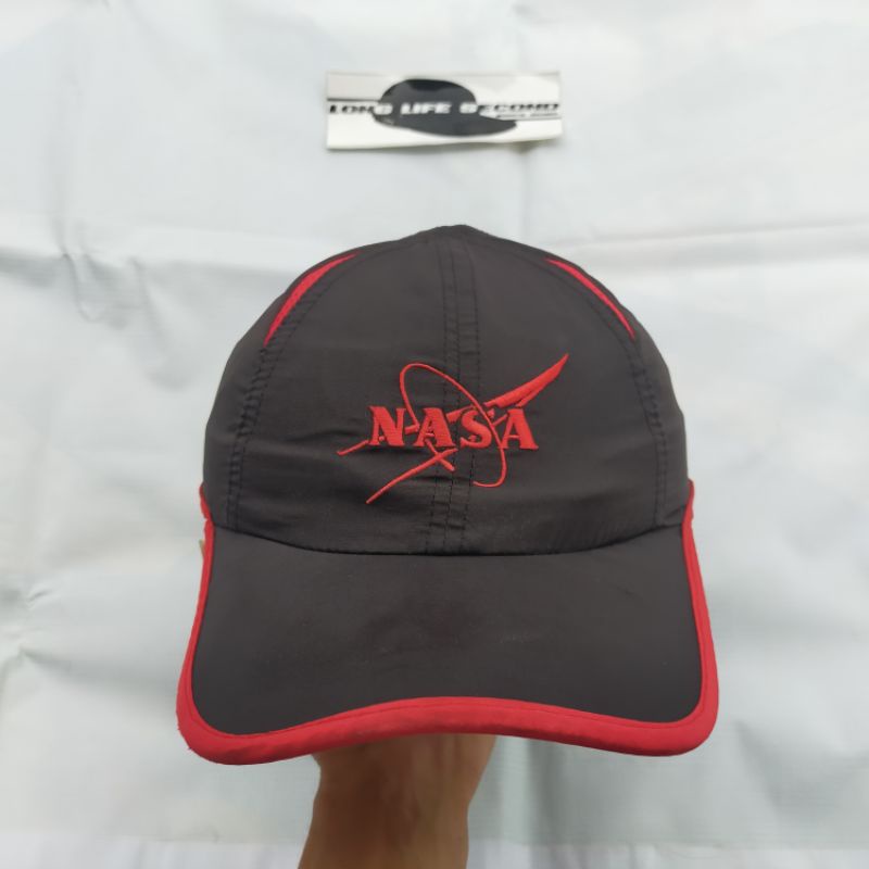 topi outdoor hit wear nasa second bekas preloved