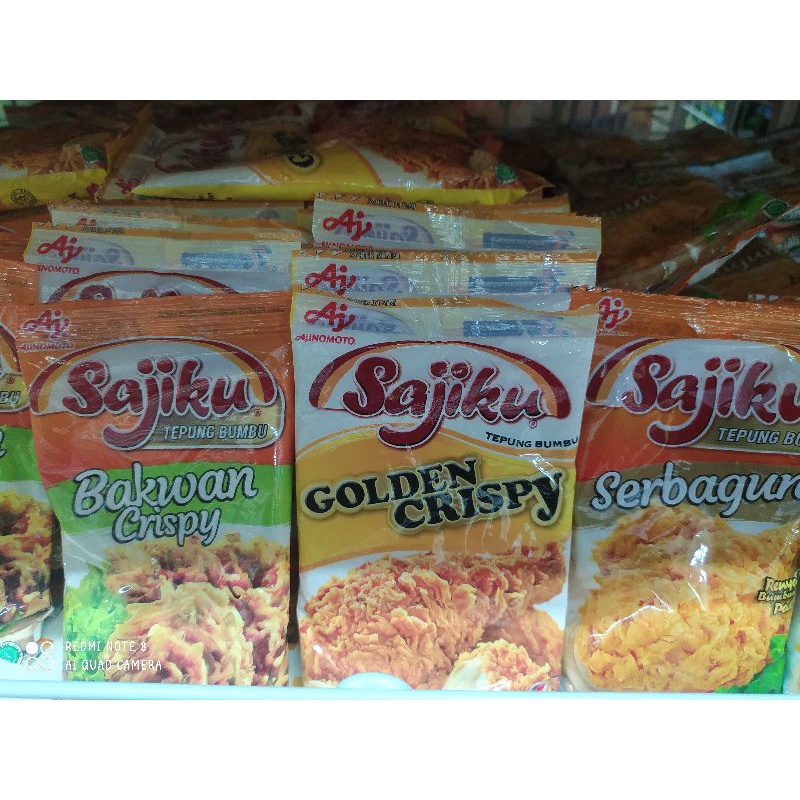 

Sajiku Tepung Bumbu 80 gr Bakwan Crispy/Golden Crispy/ Serbaguna