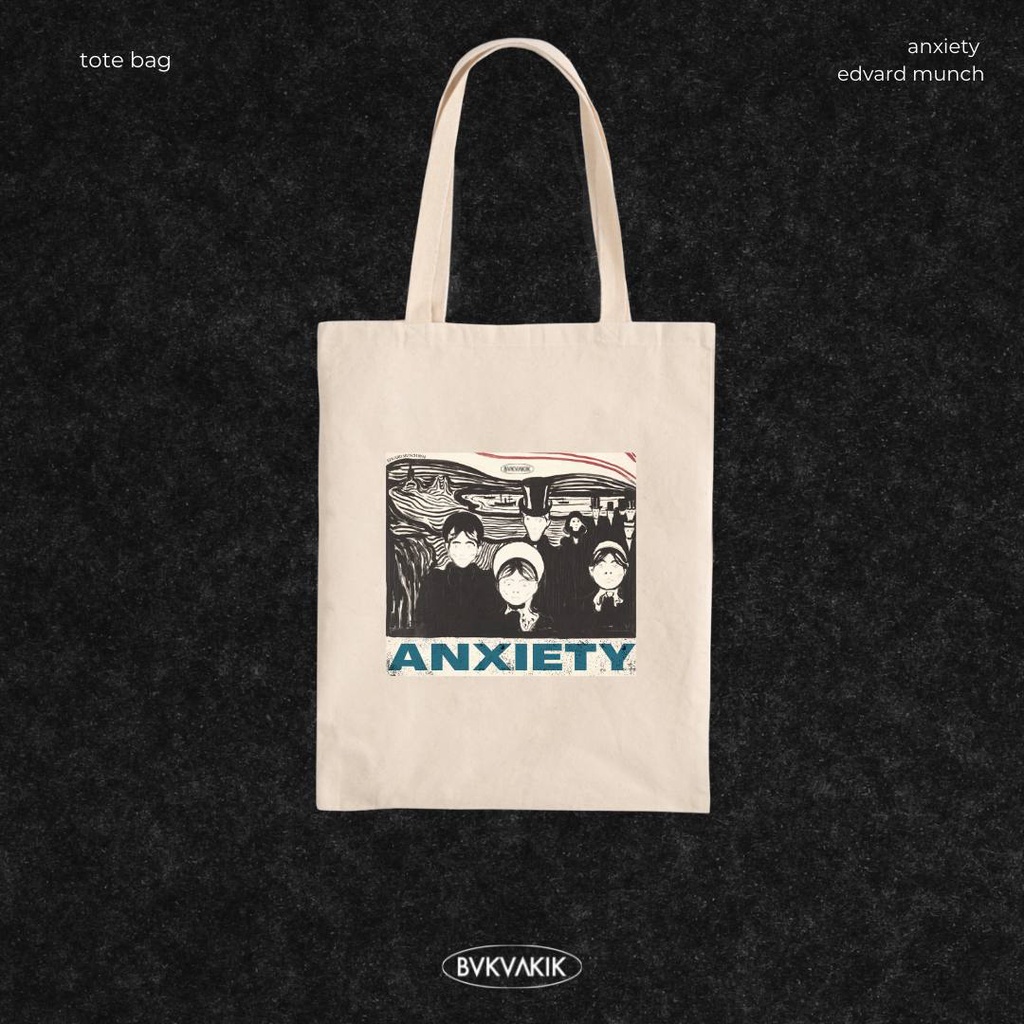 Tote Bag Anxiety Edvard Munch